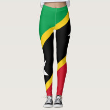 St.Kitts und Nevis-Flaggen-Leggings
