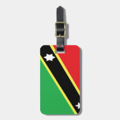 St. Kitts und Nevis Gepäckanhänger (Vorderseite vertikal)