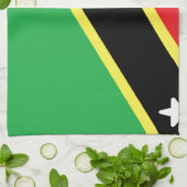 St. Kitts und Nevis Handtuch (Gefaltet)