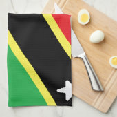 St. Kitts und Nevis Handtuch (Viertel Falte)