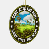 St. Kitts und Nevis Keramik Ornament (Rechts)