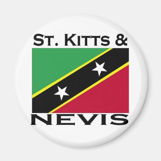 St. Kitts und Nevis Magnet (Vorne)