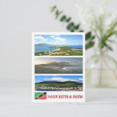 St. Kitts und Nevis - Mosaic - Postkarte (Stehend Vorderseite)