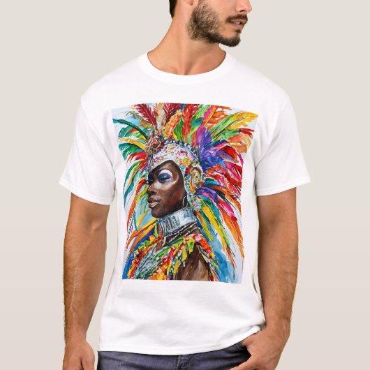 St. Kitts und Nevis National Carnival T-Shirt (Vorderseite)