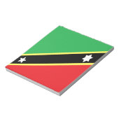 St. Kitts und Nevis Notizblock (Rotiert)