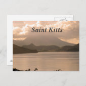 St. Kitts und Nevis Postkarte (Vorne/Hinten)