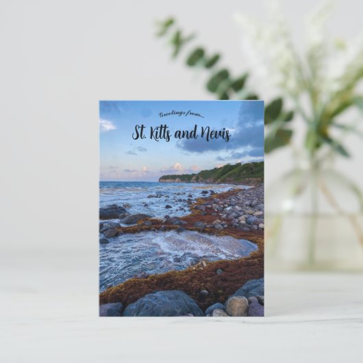 St Kitts und Nevis Postkarte (Stehend Vorderseite)