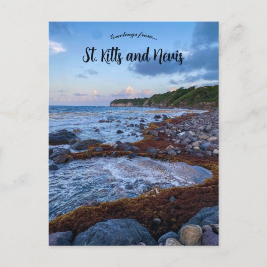 St Kitts und Nevis Postkarte (Vorderseite)