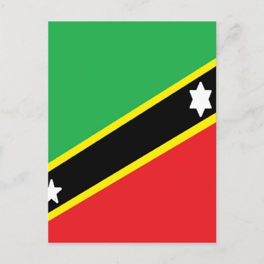St. Kitts und Nevis Postkarte (Vorderseite)