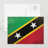 St. Kitts und Nevis Postkarte (Vorne/Hinten)