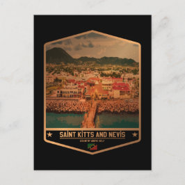 St. Kitts und Nevis Postkarte