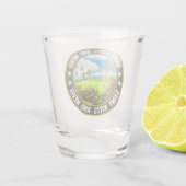 St. Kitts und Nevis Schnapsglas (Rückseite)
