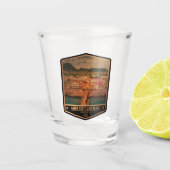 St. Kitts und Nevis Schnapsglas (Vorderseite)