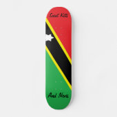 St. Kitts und Nevis Skateboard (Vorderseite)