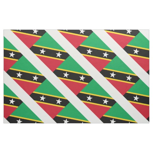 St. Kitts und Nevis Stoff (Yard (91,4 cm))