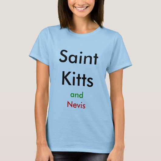 St. Kitts und Nevis T-Shirt (Vorderseite)