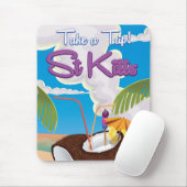 St Kitts Vacation Reiseplakat Mousepad (Mit Mouse)