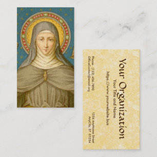 St. Klara von Assisi (SAU 027) FB Standard Visitenkarte