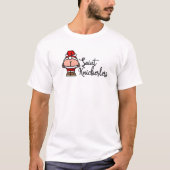 St. Knickerless Funny Mooning Santa Claus Pun Chri T-Shirt (Vorderseite)