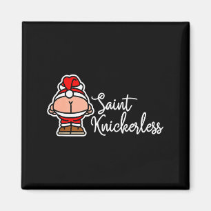 St. Knickerless Lustiger Mondsüchtiger Weihnachtsm Magnet
