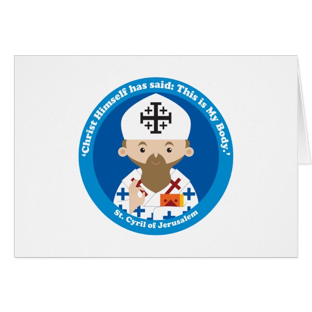 St. Kyril von Jerusalem (Vorderseite (Horizontal))