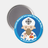 St. Kyril von Jerusalem Magnet (Vorderseite/Rückseite)