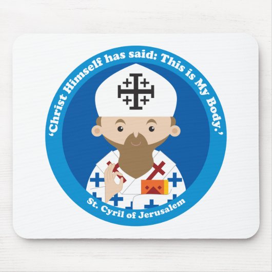 St. Kyril von Jerusalem Mousepad (Vorne)