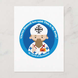 St. Kyril von Jerusalem Postkarte
