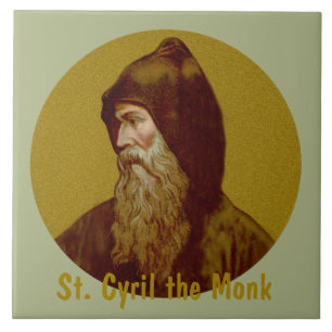 St. Kyrill der Mönch (M 002) Fliese