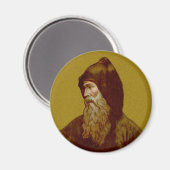 St. Kyrill der Mönch (M 002) Magnet (Vorderseite/Rückseite)
