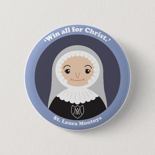 St. Laura Montoya Button (Vorderseite)