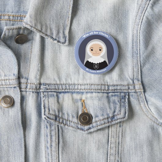 St. Laura Montoya Button (Beispiel)
