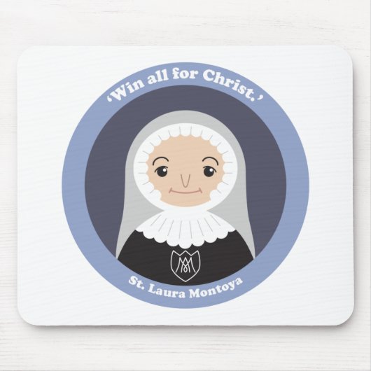 St. Laura Montoya Mousepad (Vorne)