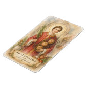 St. Laurentius Schutzpatron der Köche Katholisch Magnet (Linke Seite)