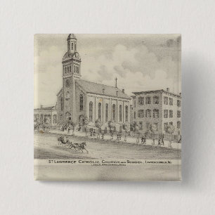 St. Lawrence Katholische Kirche und Schule Button