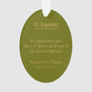 St. Lawrence of Rome (PM 04) Acryl Ornament