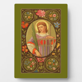 St. Lawrence (PM 04) 5"x7" Plaque 1 mit Easel Fotoplatte