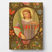 St. Lawrence (PM 04) 5"x7" Plaque 2 mit Easel Fotoplatte (Vorderseite)