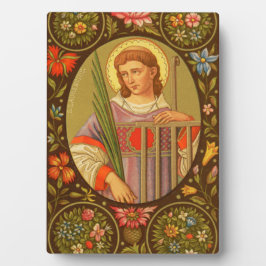 St. Lawrence (PM 04) 5"x7" Plaque 2 mit Easel Fotoplatte