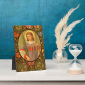 St. Lawrence (PM 04) 5"x7" Plaque 2 mit Easel Fotoplatte (Seite)