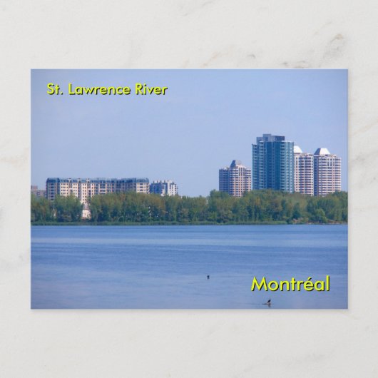 St. Lawrence River Postkarte (Vorderseite)