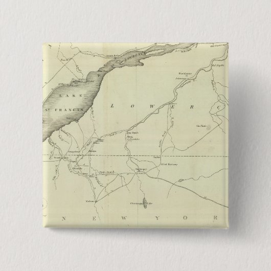 St. Lawrence und angrenzendes Land Button (Vorderseite)