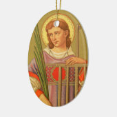 St. Lawrence von Rom (PM 04) Keramikornament (Links)