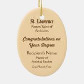 St. Lawrence von Rom (PM 04) Keramikornament (Hinten)