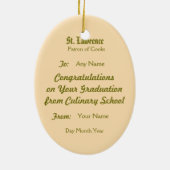 St. Lawrence von Rom (PM 04) Keramikornament (Hinten)