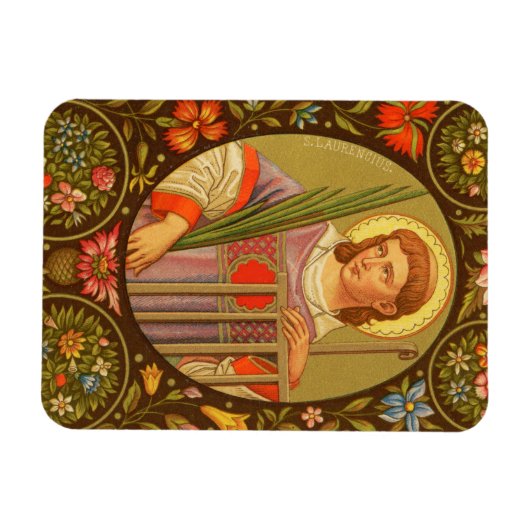 St. Lawrence von Rom (PM 04) Magnet (Horizontal)