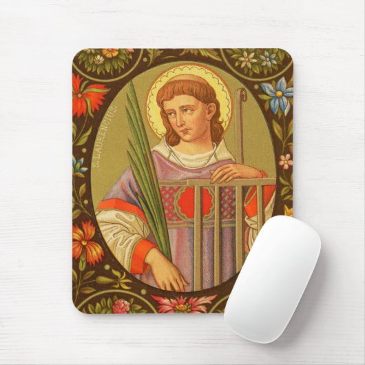 St. Lawrence von Rom (PM 04) Mousepad (Mit Mouse)