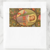 St. Lawrence von Rom (PM 04) Rechteckiger Aufkleber (Tasche)
