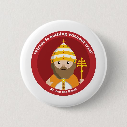 St. Leo the Great Button (Vorderseite)