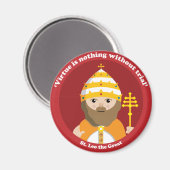 St. Leo the Great Magnet (Vorderseite/Rückseite)